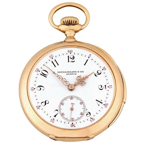 pocket watch patek philippe repeater glass enemeled dial